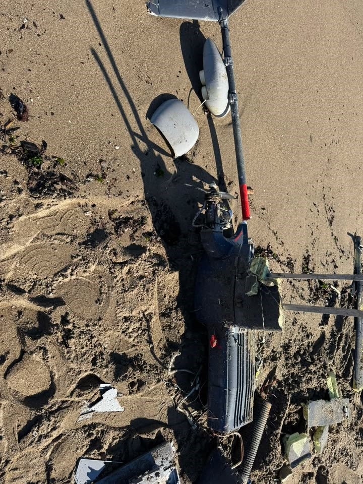 Plajdaki İHA, S.A.S. timleri tarafından imha edildi