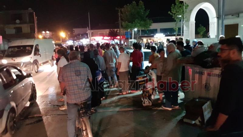 Motosiklet Yayaya Çarpıp Kaçtı