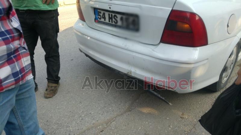 Polisten Kaçan Motosiklet Otomobile Çarptı