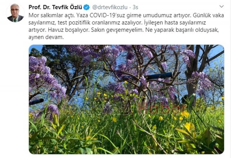 Prof Dr Özlü Yaza koronavirüssüz girme umudumuz artıyor