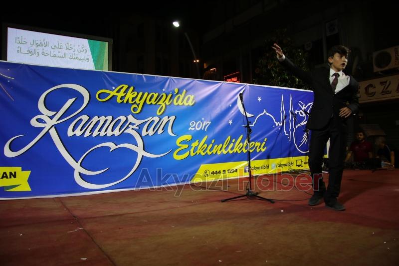 Ramazan Etkinliklerinde Akyazı İmamhatip Ortaokulu Sahne Aldı