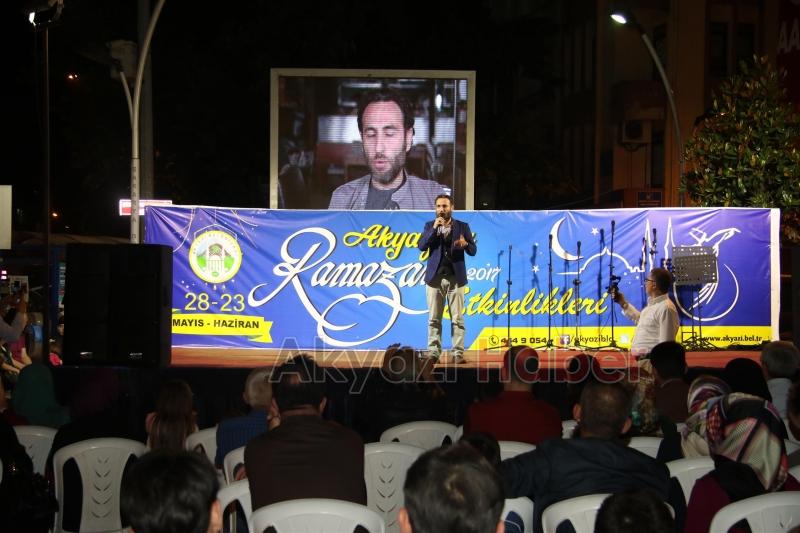 RAMAZAN ETKİNLİKLERİNDE PAYİTAHT ABDÜLHAMİT DİZİSİ OYUNCUSUNA YOĞUN İLGİ 