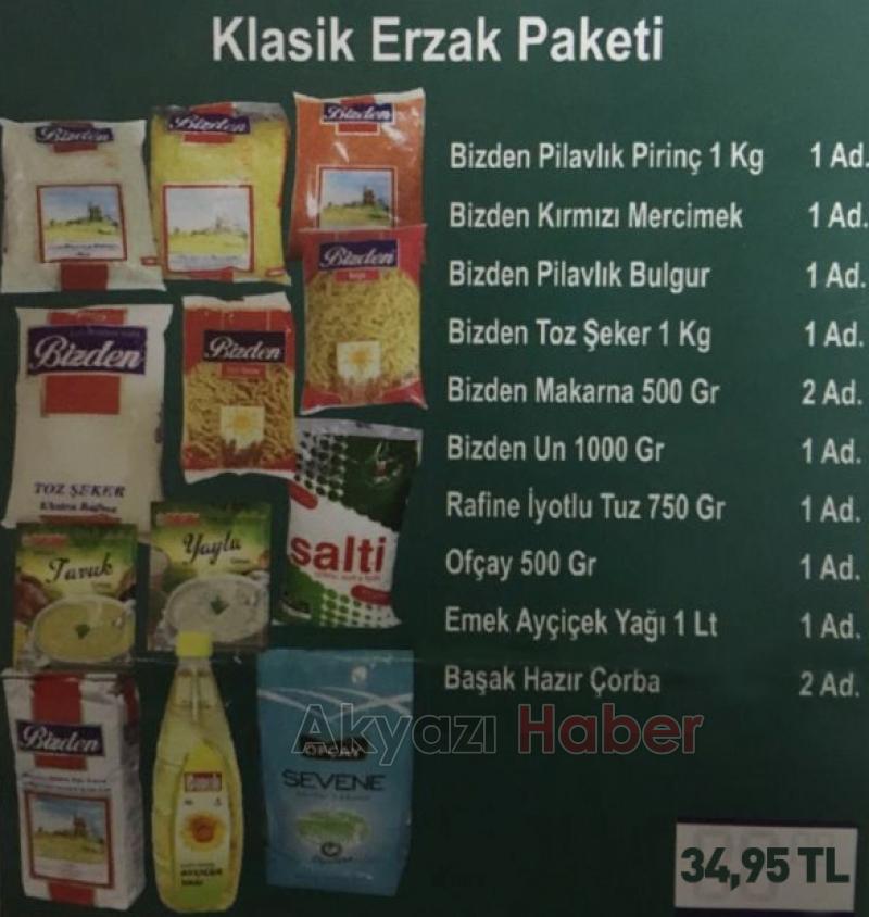 Ramazan kumanya paketlerinde taksit imkanı