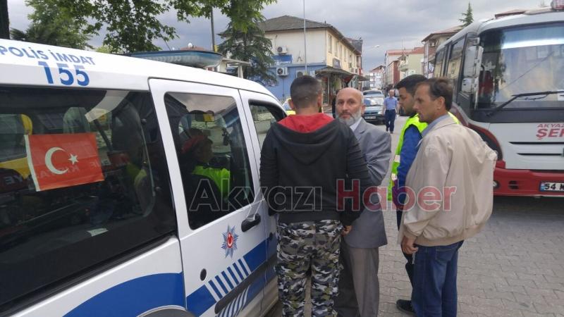 Ramazan Kumanyasını Evine Götürürken Motosikletten Düştü