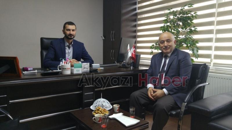 Recep Özdemir’den Akyazı Haber’e Ziyaret