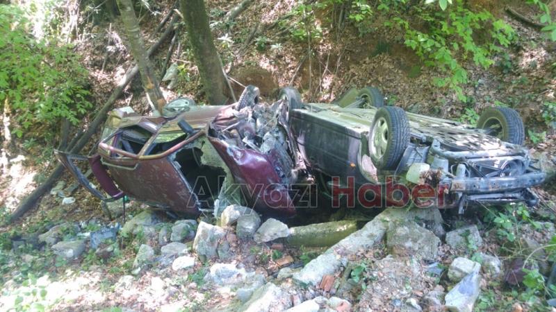 Reşadiye Yolunda  İkinci Otomobil Aynı Uçuruma Uçtu
