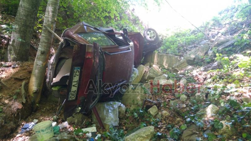 Reşadiye Yolunda  İkinci Otomobil Aynı Uçuruma Uçtu