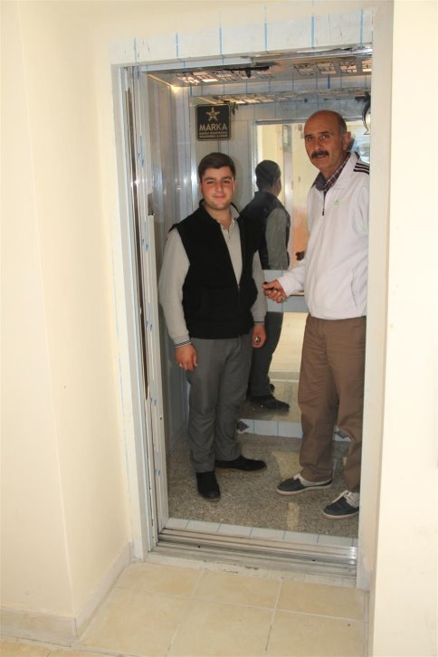 Okulların Asansörleri Tamam Sıra Anahtar Tesliminde