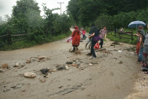 Taşburun ve Seyfelerden Sel Fotoğrafları