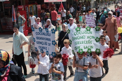 İlçe Merkezinde Renkli Görüntüler 