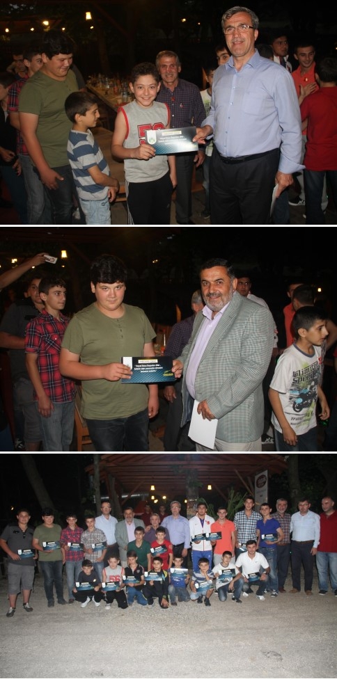 Başarılı Güreşçiler Ödüllendirildi