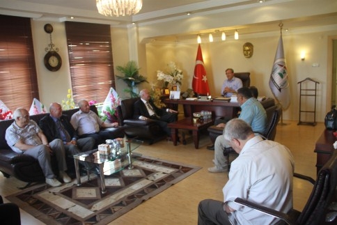 Ziraat Odası Başkanı Bayraktar Sel ile ilgili Bilgi Aldı