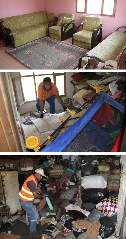 Çöp Ev Bakın Ne Hale Geldi