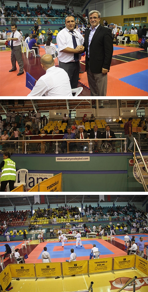 Başkan Akcan Karatecilerle...