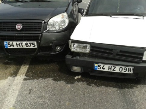 Hastane Kavşağında Kaza