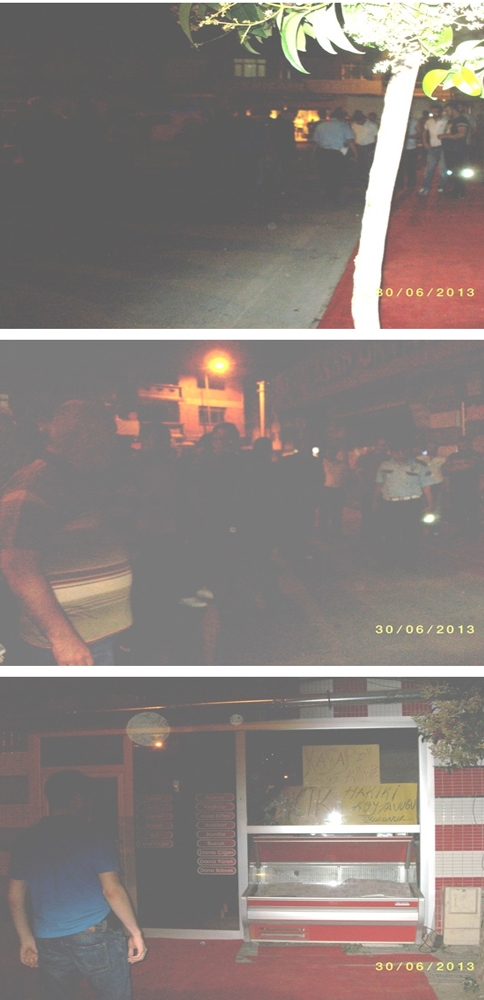 Akyazı'da İş Yeri Kurşunlandı