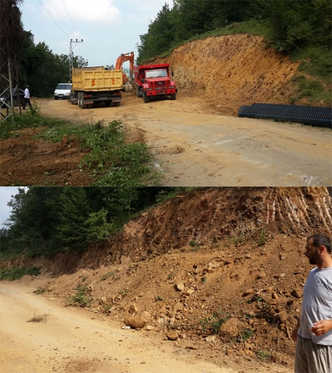 SEL SONRASI YOL-BAKIM VE ONARIM ÇALIŞMALARI DEVAM EDİYOR