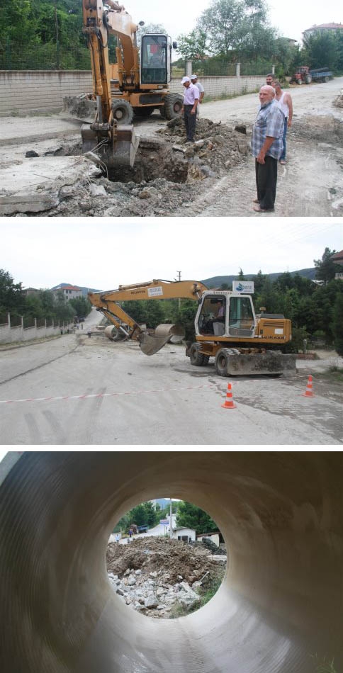 Selin Bozduğu Yollar Onarılıyor.