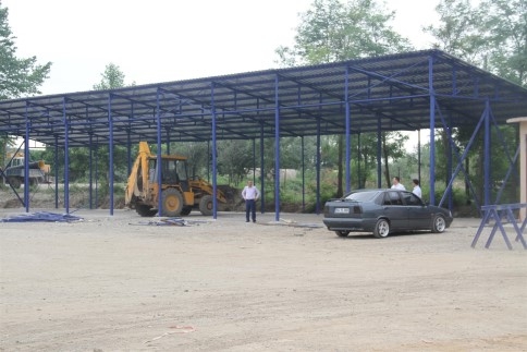 Kuzuluk Mahesindeki Garaj Hızla İlerliyor