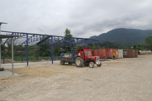 Kuzuluk Mahesindeki Garaj Hızla İlerliyor