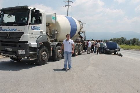 Hastane Önündeki Kazada 1 Kişi Yaralandı