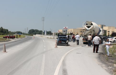 Hastane Önündeki Kazada 1 Kişi Yaralandı
