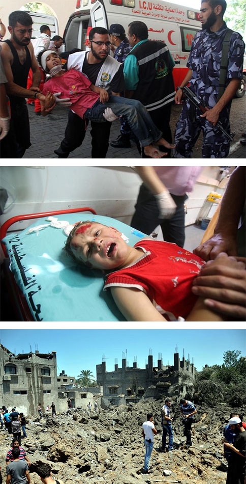 İsrail'den Gazze'ye 3 günde 400 ton bomba