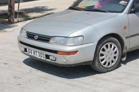 Motosiklette Bulunan 3 Yaşındaki Çocuk Hafif Yaralandı