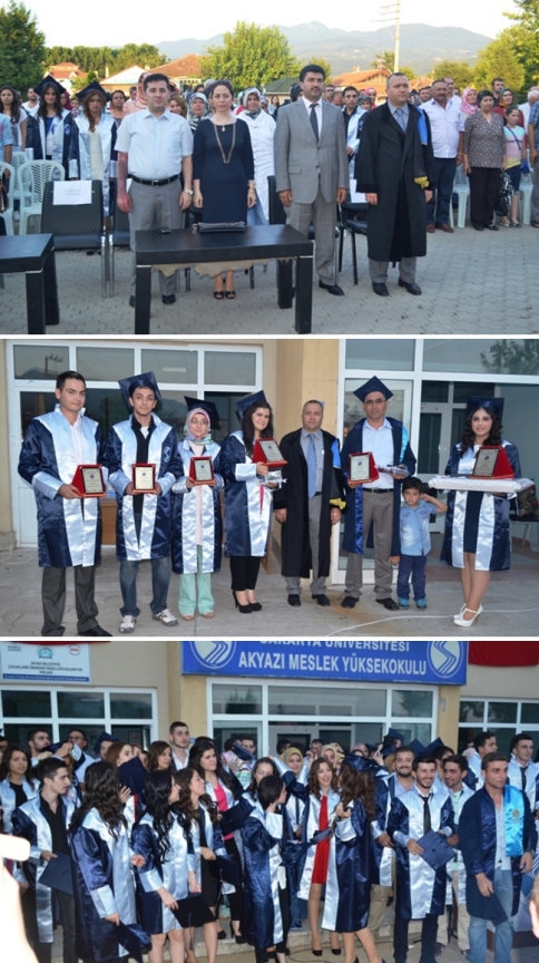 Akyazı MYO’nda Mezuniyet Çoşkusu
