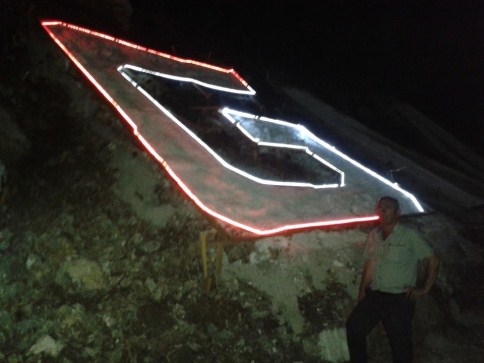 Aksar Tepe'ye Dev Harflerle Adı Yazıldı !