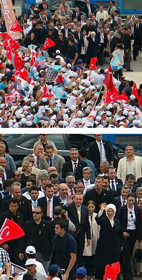 Cumhurbaşkanı Adayı ve Başbakan Erdoğan, Sakarya'daydı