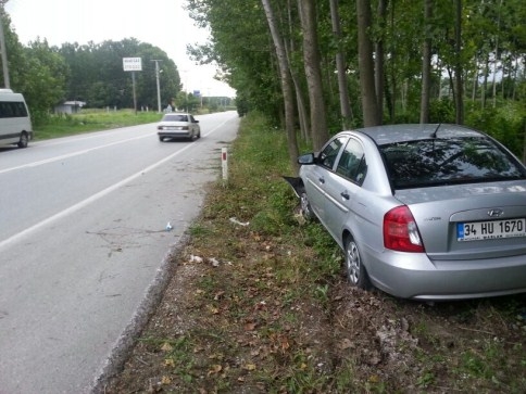 Ağaca Toslamış Halde Bulundu