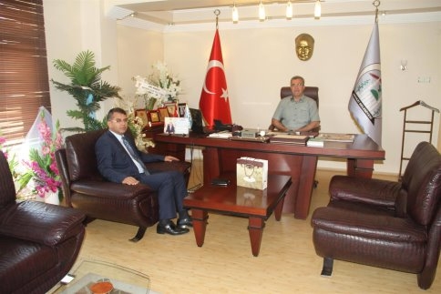 Başkan Akcan'a Ziyaretler Sürüyor