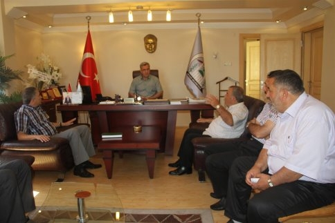 Başkan Akcan'a Ziyaretler Sürüyor