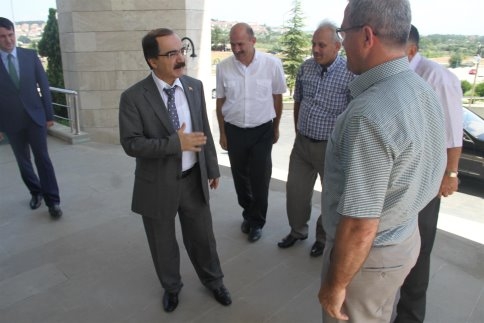 Başkan Akcan'dan Vali Coş'a Ziyaret