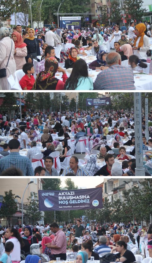 Akyazı Halk İftarında Buluştu