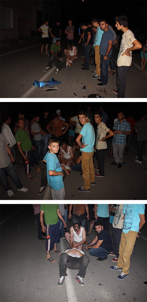 İki Motosiklet Çarpıştı 1 Yaralı