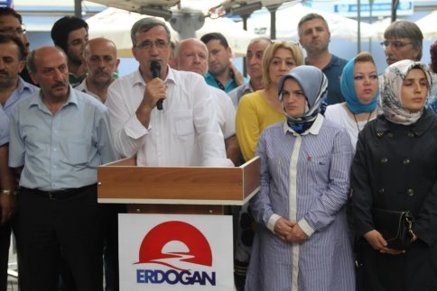 Başkan Akcan Cumhurbaşkanı Adayı R.Tayyip Erddoğan'a Destek İçin Basın Toplantısı Düzenledi