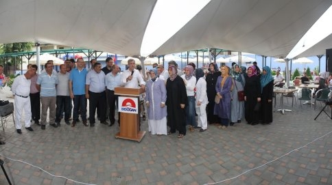 Başkan Akcan Cumhurbaşkanı Adayı R.Tayyip Erddoğan'a Destek İçin Basın Toplantısı Düzenledi