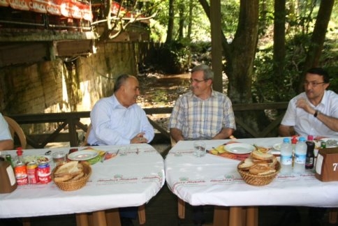 ÜMRANİYE BELEDİYE BAŞKANI HASAN CAN ve BAŞKAN YARDIMCILARINDAN BAŞKAN AKCAN'A ZİYARET