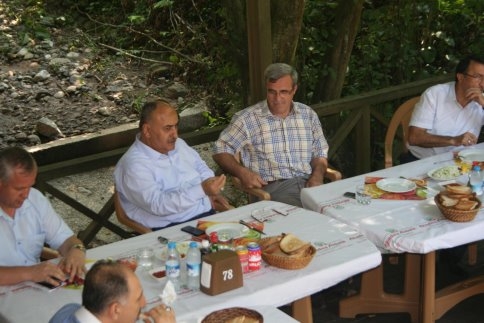 ÜMRANİYE BELEDİYE BAŞKANI HASAN CAN ve BAŞKAN YARDIMCILARINDAN BAŞKAN AKCAN'A ZİYARET