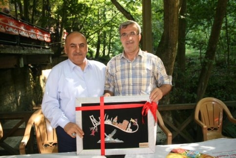 ÜMRANİYE BELEDİYE BAŞKANI HASAN CAN ve BAŞKAN YARDIMCILARINDAN BAŞKAN AKCAN'A ZİYARET