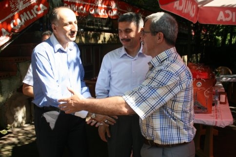 ÜMRANİYE BELEDİYE BAŞKANI HASAN CAN ve BAŞKAN YARDIMCILARINDAN BAŞKAN AKCAN'A ZİYARET