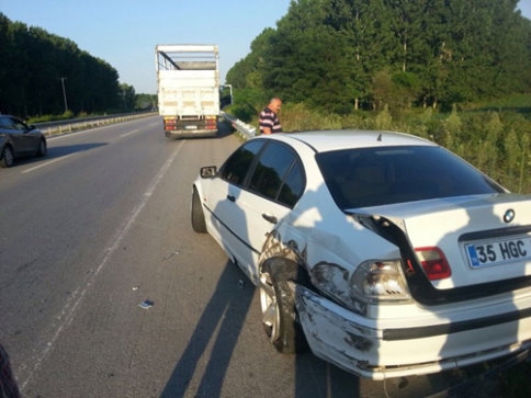 Lastik değiştirirken canından oluyordu