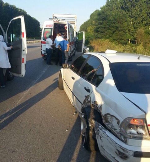 Lastik değiştirirken canından oluyordu