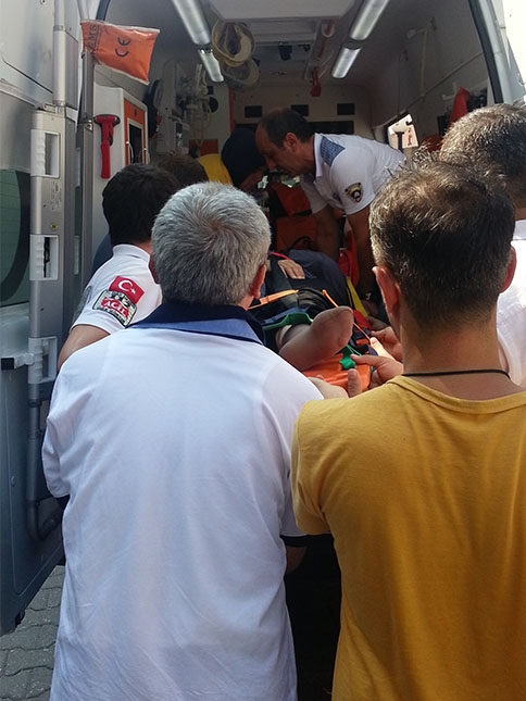 Trafiğe Kapalı Alanda Yaralamalı Kaza