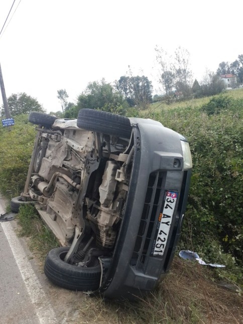 Akyazı Çatalköprü'de Trafik Kazası