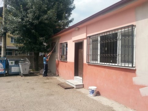 İmece Usulü İle Madanoğlu Ortaokulu Eğitim Öğretime Hazır