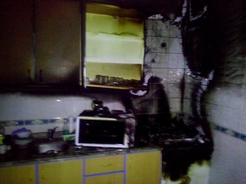 Kuzuluk Orta Mahede Ev Yangını