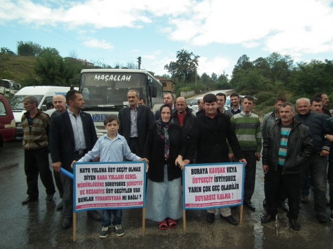 Kuzuluk'ta Kavşak Eylemi 